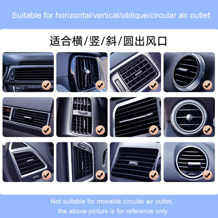 Smart Induction Wireless Charger Car Cell Phone Holder Solar Fast Charging Air Vent Navigation Stand(Universal)
