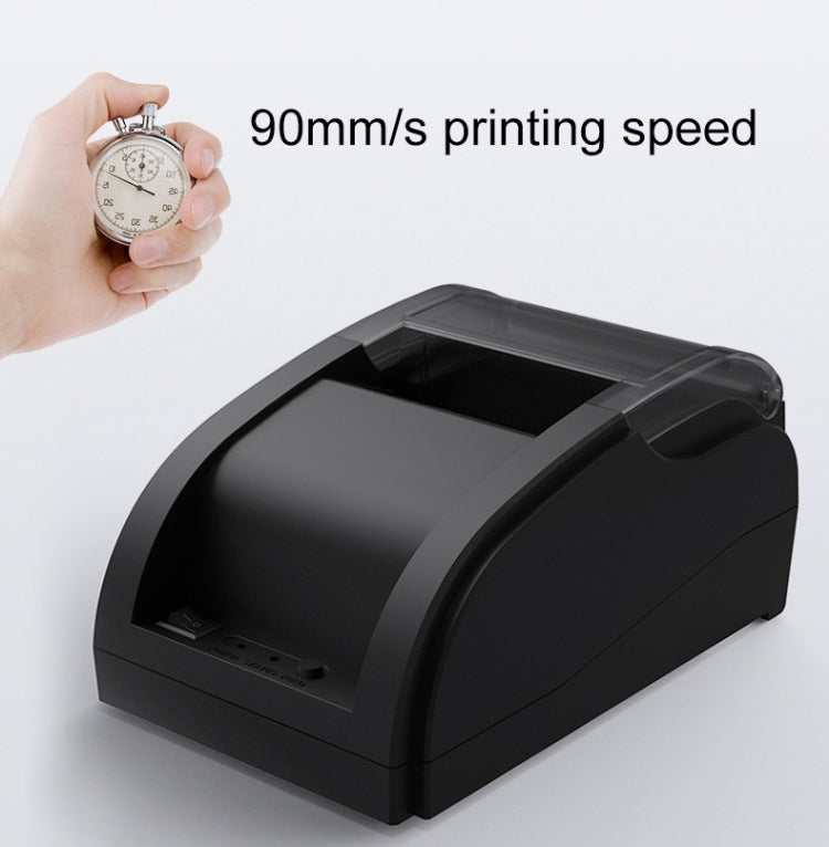 58mm USB Computer Version+Mobile Bluetooth Automatic Order Takeout Receipt Cashier Thermal Printer(EU Plug)