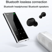 M27 1.8 Inch Bluetooth MP3/MP4 Music Player E-Book Recorder, Size: 4GB(Black)
