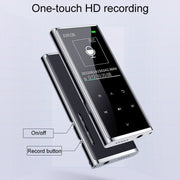 M27 1.8 Inch Bluetooth MP3/MP4 Music Player E-Book Recorder, Size: 32GB(Black)