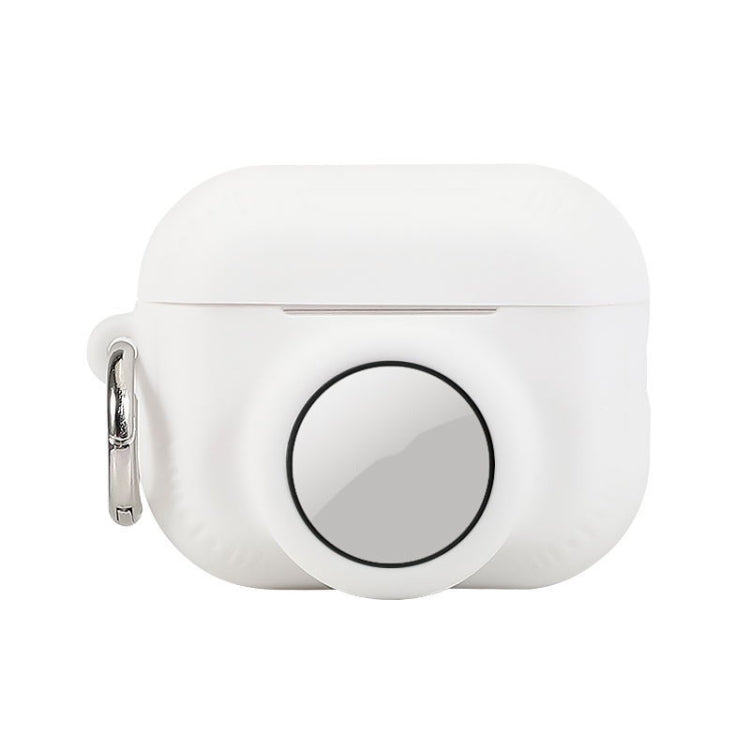 For AirPods Pro 2 / Airtag 2 In 1 All-inclusive Silicone Anti-drop Protection Case(White)