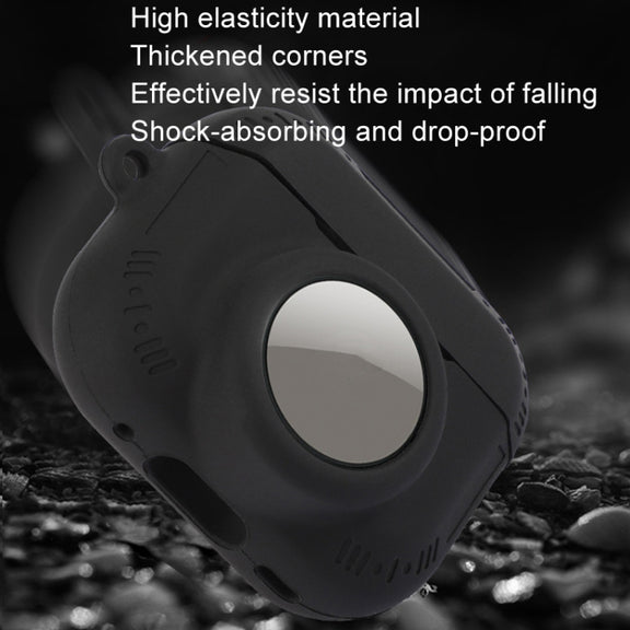 For AirPods Pro 2 / Airtag 2 In 1 All-inclusive Silicone Anti-drop Protection Case(Deep Blue)