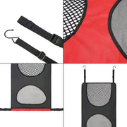Car Rear Pet And Kids Deterrent Barrier Automobile Seat Storage Bags(Black)