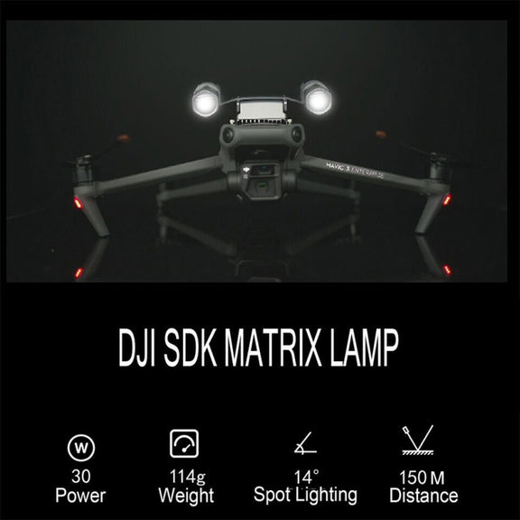 JZ T30 For DJI Mavic 3E / 3T 30W Matrix Lamp Spotlight