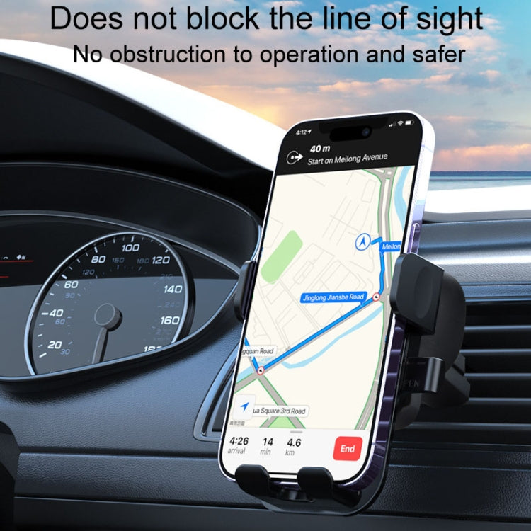 Automotive Navigation Bracket Car Air Vent Phone Fixed Support Clip, Style: Mirror Model