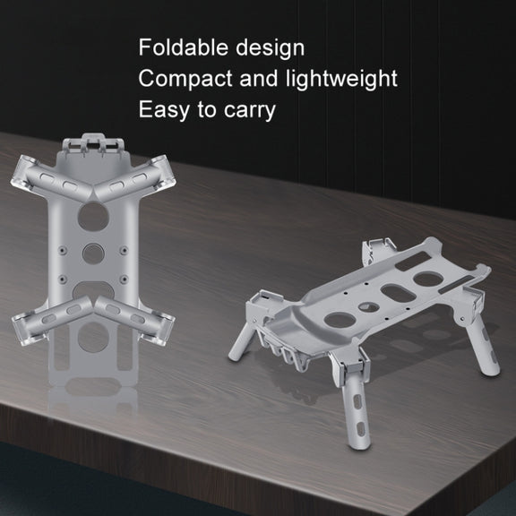 For DJI Air 3 Heightened Landing Gear Body Protection Fall and Crash Proof Folding Extension Kickstand(Gray)