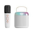 Home Portable Bluetooth Speaker Small Outdoor Karaoke Audio, Color: Y2 White(Monocular wheat) - Microphone by PMC TechLife | Online Shopping South Africa | PMC TechLife | Buy Now Pay Later Mobicred