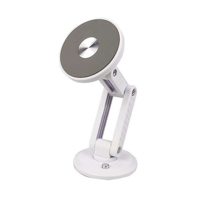 Automotive Magnetic Cell Phone Holder Car Dashboard Navigation Fixed Support Clip(White)