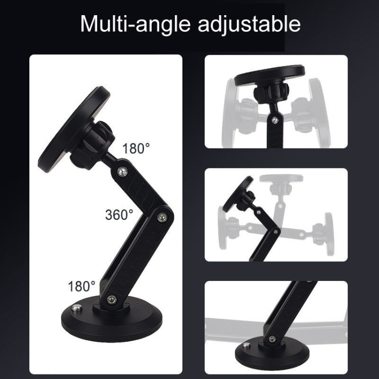 Automotive Magnetic Cell Phone Holder Car Dashboard Navigation Fixed Support Clip(White)