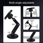 Automotive Magnetic Cell Phone Holder Car Dashboard Navigation Fixed Support Clip(White)