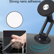 Automotive Magnetic Cell Phone Holder Car Dashboard Navigation Fixed Support Clip(White)