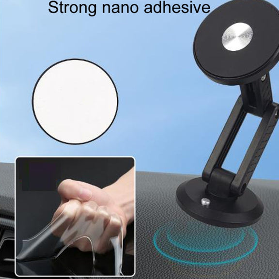 Automotive Magnetic Cell Phone Holder Car Dashboard Navigation Fixed Support Clip(White)