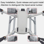 For DJI Mini 3 / Mini 3 Pro 1pair Height Increase Kickstand Landing Gear Propeller Protective Cover