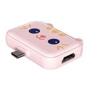 3 In 1 Type-C Docking Station USB Hub For iPad / Phone Docking Station, Port: 3H HDMI+PD+USB3.0 Pink