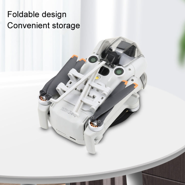 For DJI Mini 4 Pro Landing Gear Base Gimbal Protector Folding Booster Kickstand