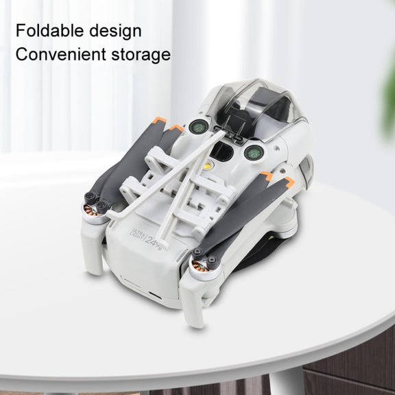 For DJI Mini 4 Pro Landing Gear Base Gimbal Protector Folding Booster Kickstand