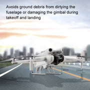 For DJI Mini 4 Pro Landing Gear Base Gimbal Protector Folding Booster Kickstand