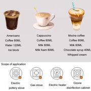100ml Dual Valve Mocha Pot Espresso Machine Outdoor Coffee Brewing Pot Extraction Tool(Green)