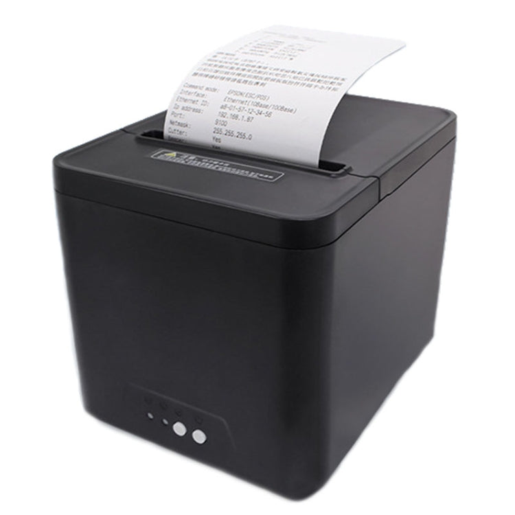 80mm USB+Network Port Thermal Receipt Printer Store Cashier Printer(US Plug)