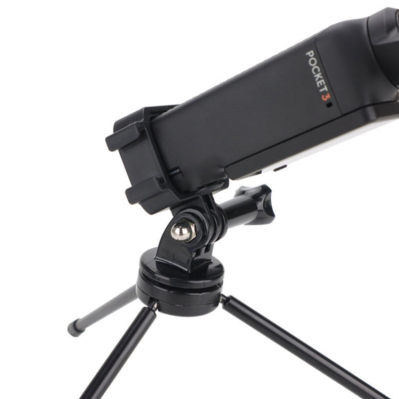 For DJI OSMO Pocket 3 Expansion Bracket Adapter Gimbal Camera Mounting Bracket Accessories, Style: Expand Bracket+Backpack Clip+Mini Triplet
