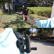 For DJI OSMO Pocket 3 Expansion Bracket Adapter Gimbal Camera Mounting Bracket Accessories, Style: Expand Bracket+Backpack Clip