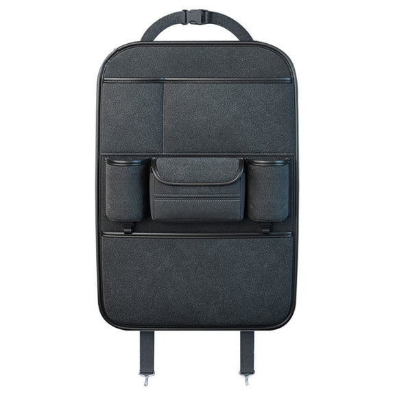 Multifunction Car Seat Back Storage Bag Seat Back Pocket Car Utility Storage Hanging Bag(Black)
