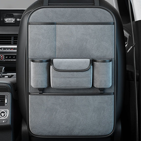 Multifunction Car Seat Back Storage Bag Seat Back Pocket Car Utility Storage Hanging Bag(Black)