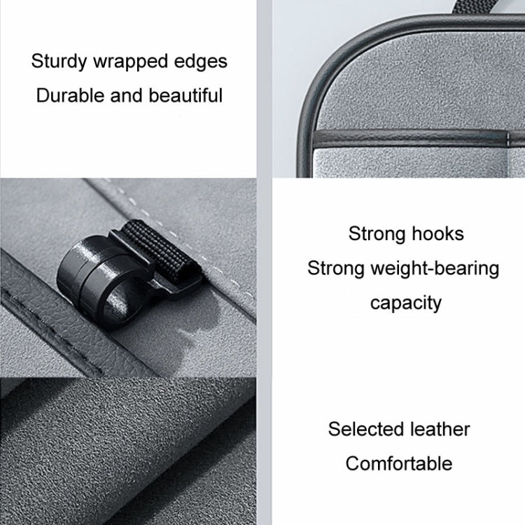 Multifunction Car Seat Back Storage Bag Seat Back Pocket Car Utility Storage Hanging Bag(Black)