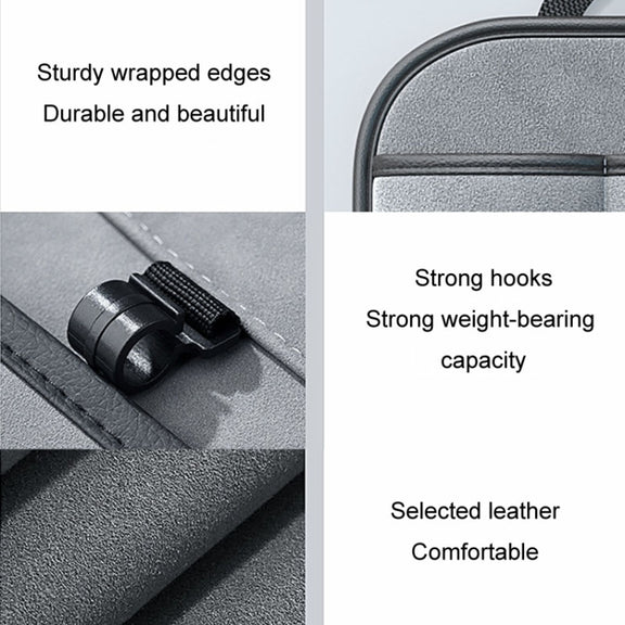 Multifunction Car Seat Back Storage Bag Seat Back Pocket Car Utility Storage Hanging Bag(Black)