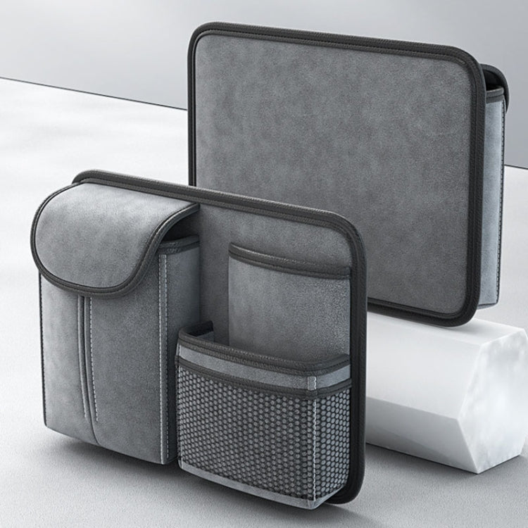 Car Seat Back Organizer Multifunctional Storage Bag Decorative Products(Gray)