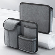 Car Seat Back Organizer Multifunctional Storage Bag Decorative Products(Gray)