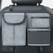 Car Seat Back Organizer Multifunctional Storage Bag Decorative Products(Gray)
