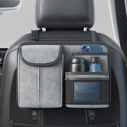 Car Seat Back Organizer Multifunctional Storage Bag Decorative Products(Black)
