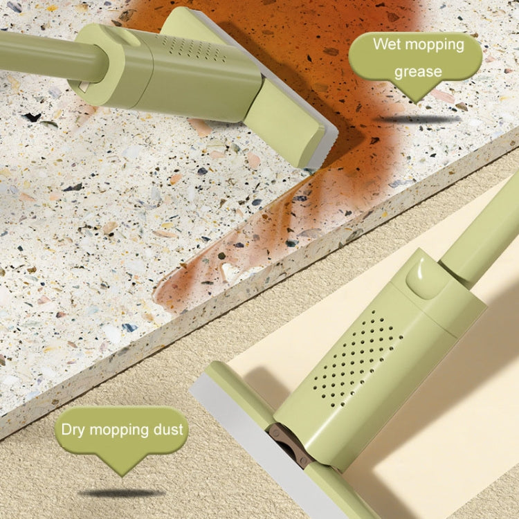 Desktop Mini Sponge Mop Office Kitchen Cleaning Convenient Handheld Brush Mop(Green)