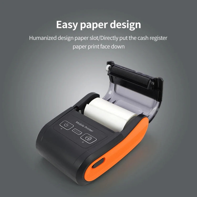 58mm Portable Logistics Takeaway Receipt Bluetooth Thermal Printer(UK Plug)