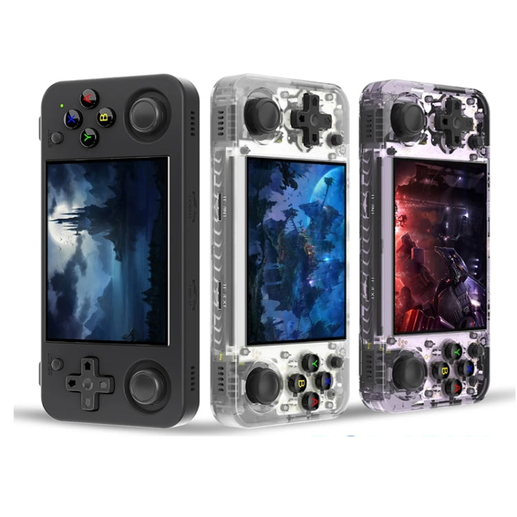 ANBERNIC RG35XX H Handheld Game Console 3.5 Inch IPS Screen Linux System 64GB+128GB(Black)