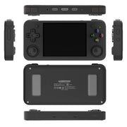 ANBERNIC RG35XX H Handheld Game Console 3.5 Inch IPS Screen Linux System 64GB(Transparent White)