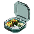 Portable Mini Compartmentalized Sealed Pill Box Weekly Morning And Evening Pill Capsule Dispensing Box, Style: 4 Grids Green - free shipping - PMc TechLife - Order now!