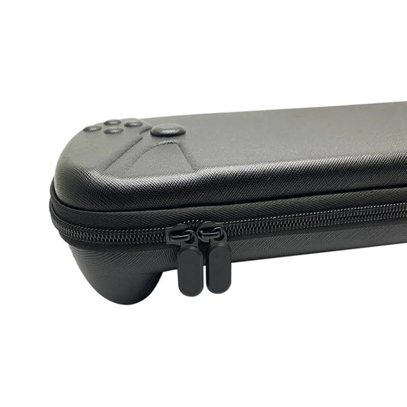 For Sony PlayStation Portal Hard Shell Case Portable Storage Bag, Style: PU Cross Line