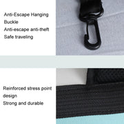 Breathable Square Cat Backpack Foldable Outdoor Portable Pet Bag(Model 4 Pink)