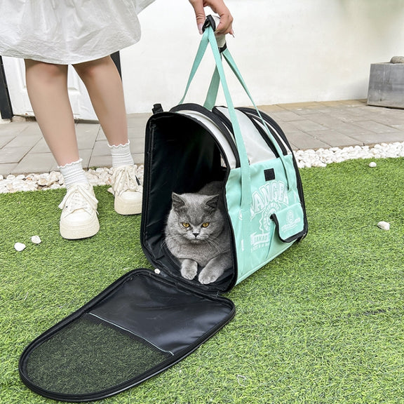 Simple Contrasting Pet Backpack Space Capsule Cat Bag Shoulder Dog Bag(Model 5 Pink)