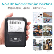 58mm Portable USB Charging Home Phone Bluetooth Thermal Printer(US Plug)