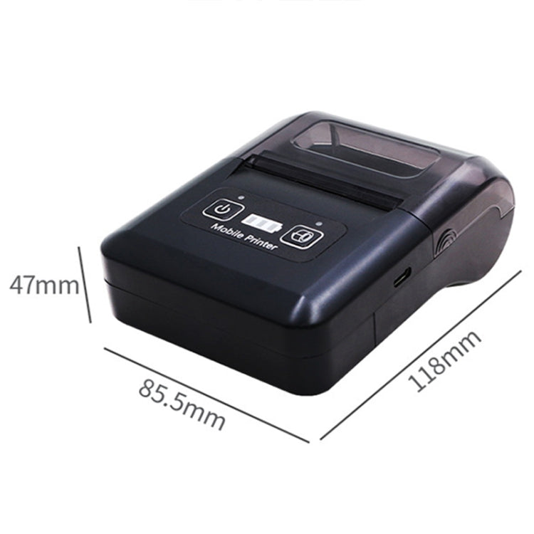 58mm Portable USB Charging Home Phone Bluetooth Thermal Printer(EU Plug)