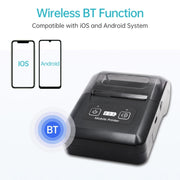 58mm Portable USB Charging Home Phone Bluetooth Thermal Printer(UK Plug)