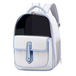 PU Pet Bag Cats And Dogs Outing Carrying Capsule Double Shoulder Backpacks(Model 6 White) - Pet Storages & Bags by PMC TechLife | Online Shopping South Africa | PMC TechLife | Buy Now Pay Later Mobicred