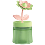 Flower Spray Hhydrating Colorful Atmosphere Light USB Aromatherapy Humidifier, Color: Gardenia Green