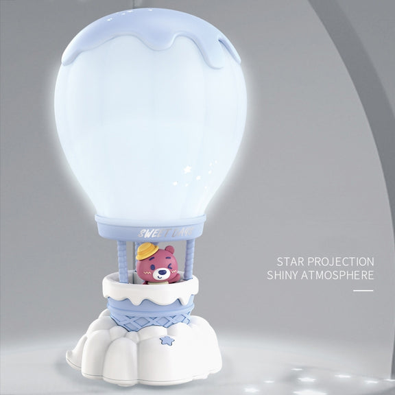 Cartoon Balloon Shape USB Charging Eye Protection LED Night Light Bedroom Reading Table Lamp, Color: Pink