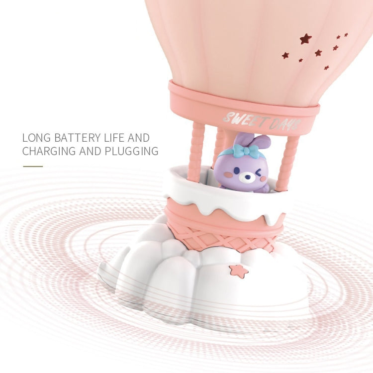 Cartoon Balloon Shape USB Charging Eye Protection LED Night Light Bedroom Reading Table Lamp, Color: Green