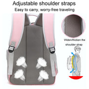 Pets Colorful Double Shoulder Bag Cats And Dogs Outing Carrying Capsule Backpacks(Model 6 Pink)