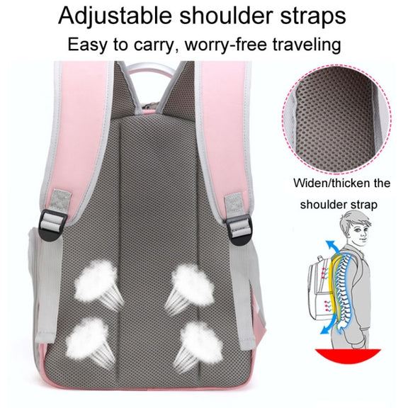 Pets Colorful Double Shoulder Bag Cats And Dogs Outing Carrying Capsule Backpacks(Model 6 Black)